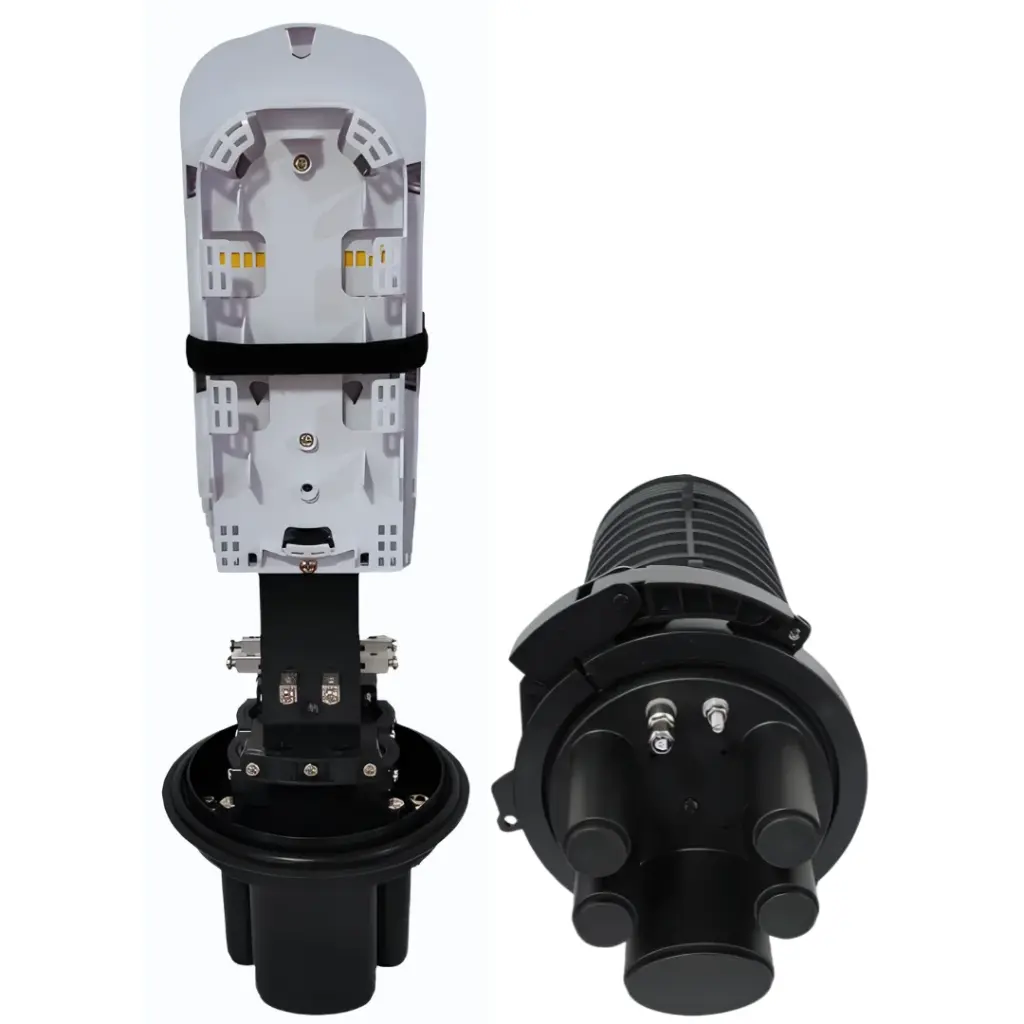 [Q00075] MUFA TIPO DOMO 48 CORE, XRT-002 2 IN 2 OUT, 410*130mm, PP