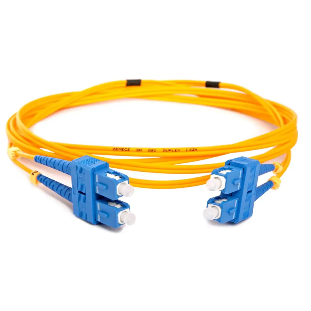 [Q00023] PATCH CORD SC/UPC-SC/UPC DUPLEX 1M - OPTIFIBER