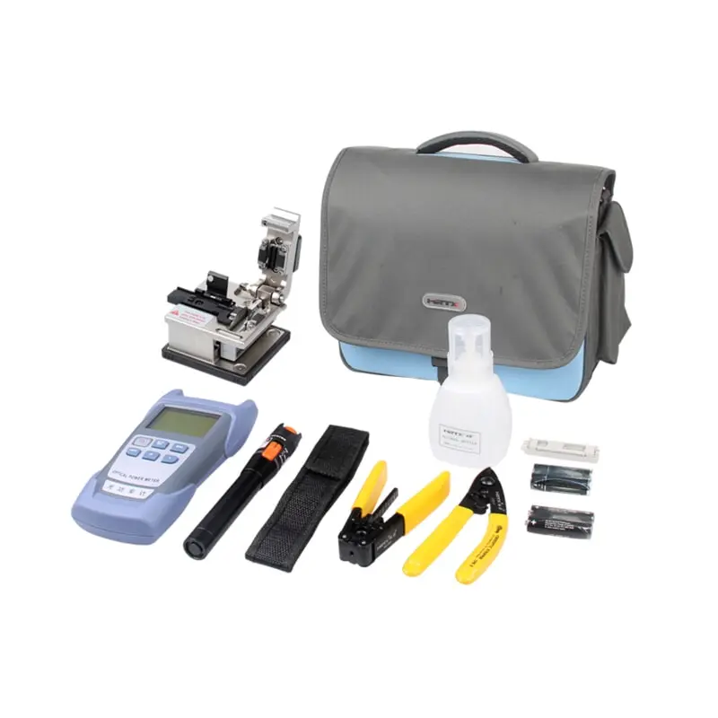 [Q00061] KIT FTTH SNT-TK02 COLOR PLOMO MALETIN GRANDE IMPERMEABLE