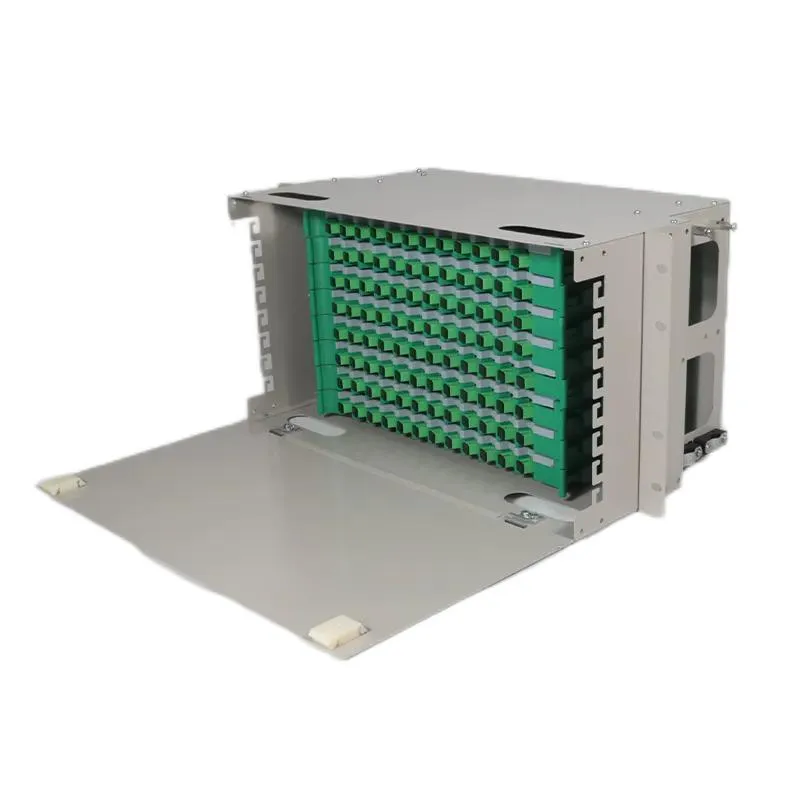 [Q00073] ODF PANEL DE CONEXION DE 96 NUCLEOS, TIPO DESLIZANTE SC/APC COLOR BLANCO/VERDE