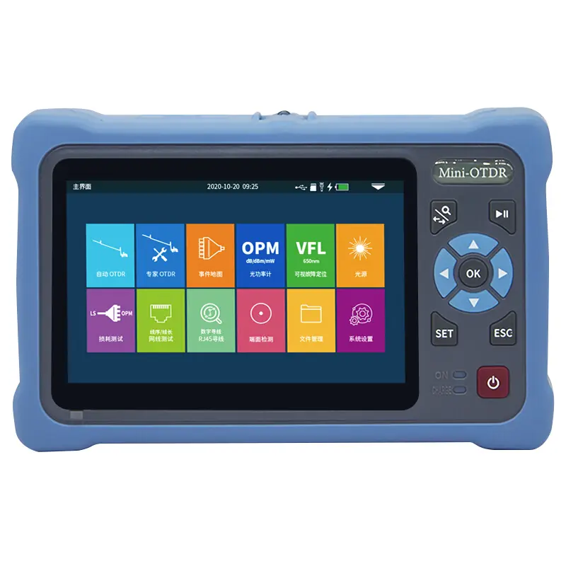[Q00079] MINI OTDR NK4000D de 4,3 pulgadas, Longitud de onda: 1310/1550, Rango dinámico: 26/24 dB 