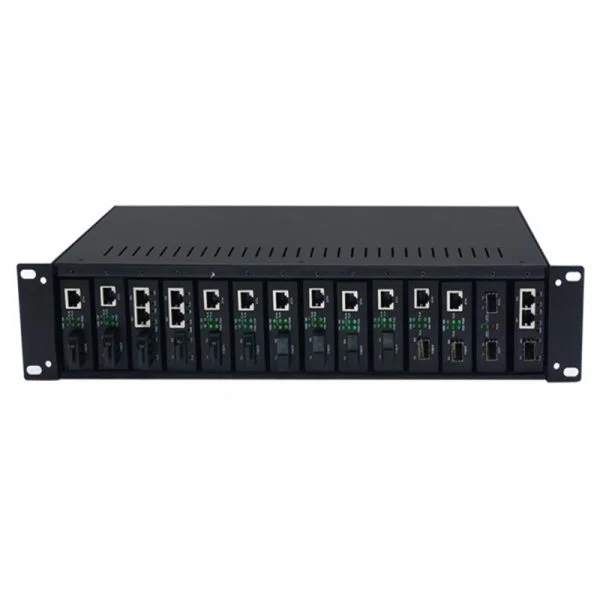 [Q00084] CHASIS PARA MEDIA CONVERTER DE 14 SLOTS (OPTIFIBER)