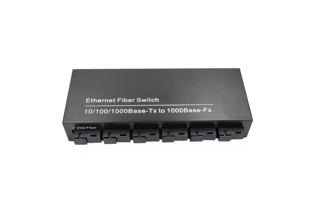 [Q00128] SWITCH DE 6 PUERTO 20KM 2UTP RJ45 10/100/1000M