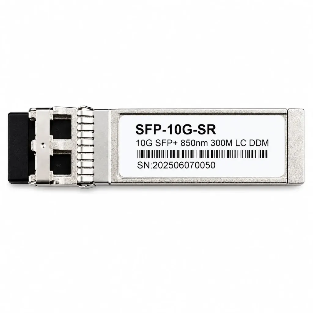 [Q00130] Módulo Tranceiver Multimodo de Fibra Óptica 10Gbps SFP+, LC/UPC OM3 OM4, 10Gbase-SR: 850nm 300m