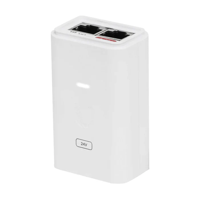 POE ADAPTER-24-7W-G-WH -UISP POE INJECTOR, 24V (0.3A) - UBIQUITI