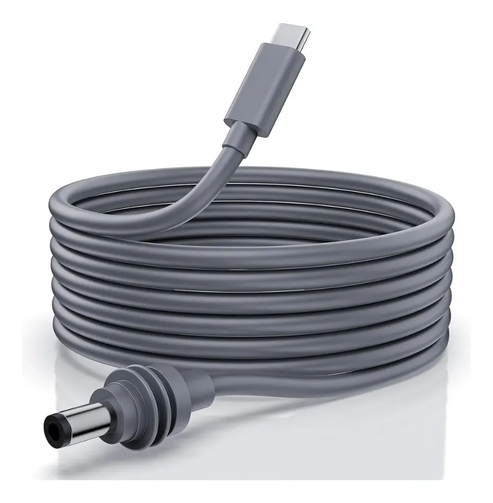 Cable USB-C PD a DC 5521 para Starlink Mini 100W 3M