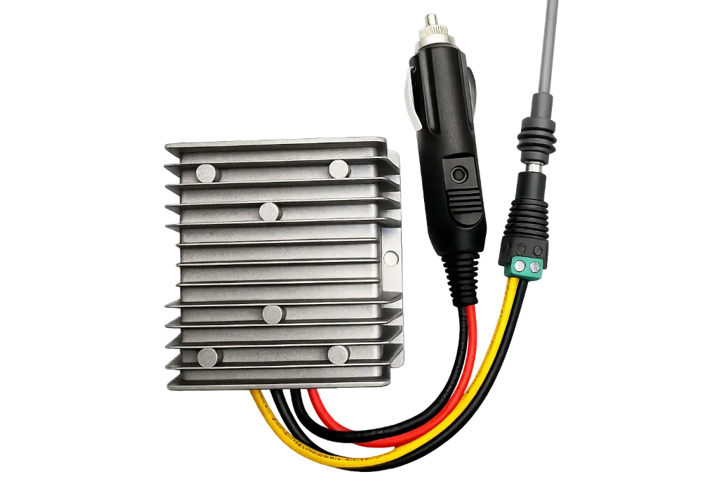 [OPTI00650] COMBO ELEVADOR DE VOLTAJE 12V A 24V 15AMP 360W + CIGARRERA