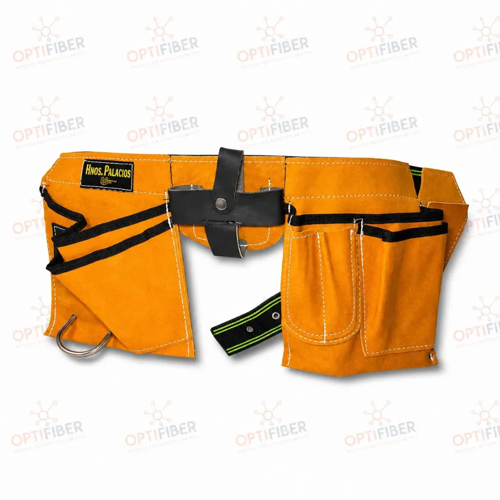 [OPTI00670] PORTA HERRAMIENTAS DOBLE BOLSILLO CON MARTILLERO