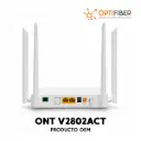 V2802ACT ONU DUAL BAND  XPON CON 1 PUERTO SC/APC + 2 PUERTO LAN GIGABIT WIFI 5 + CATV (V-SOL) 