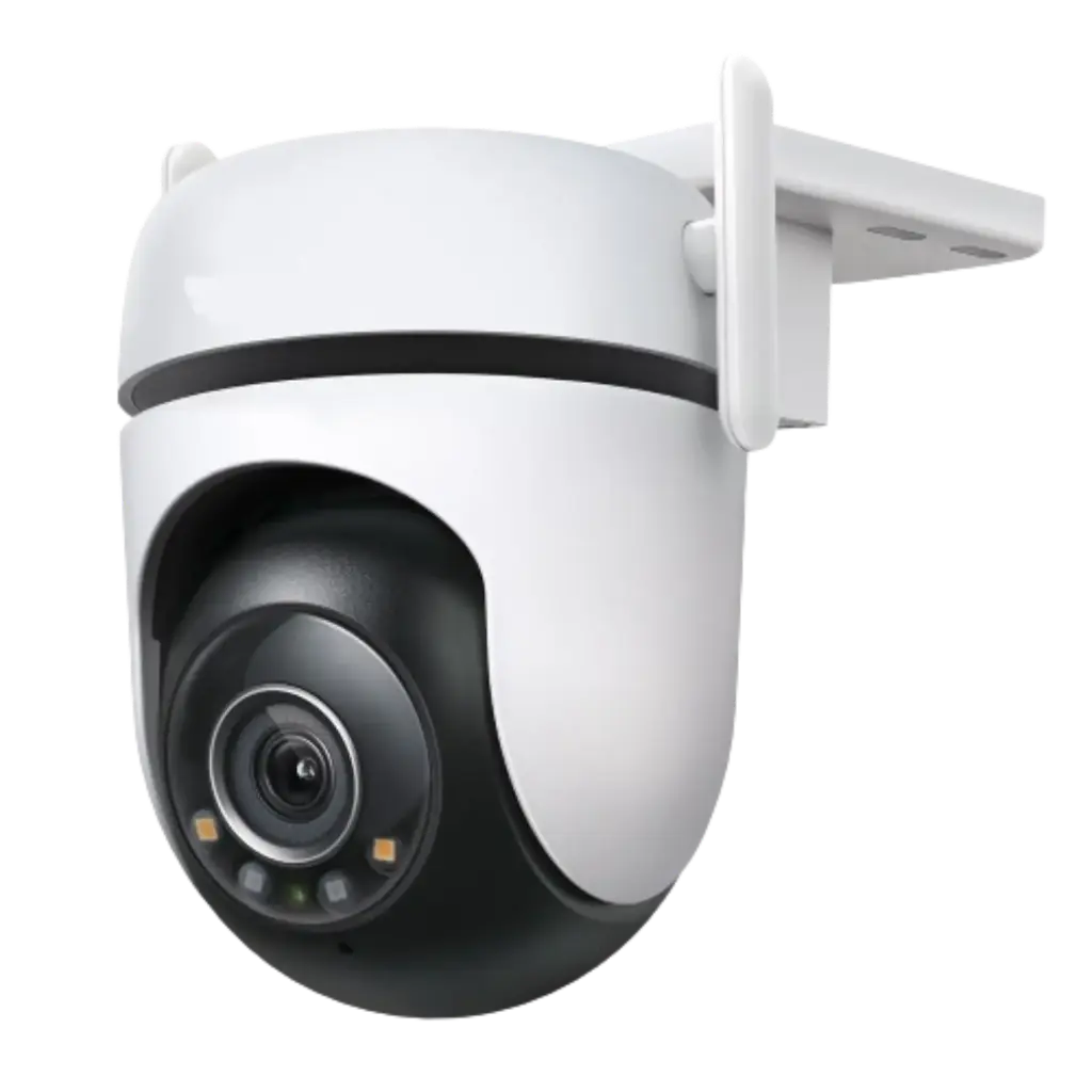 TP-LINK CAMARA TAPO C510W - 2K 3MP (2304 X 1296) / WI-FI 2.4 GHZ / RANGO DE VISTA H-360° V-130° / LENTE 3.9MM / VISIÓN NOCTURNA FULL COLOR IR 30M / AUDIO BIDIRECCIONAL / MICROSD HASTA 512 GB