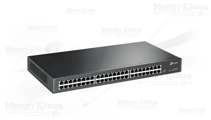 TP-LINK SWITCH TL-SG1048 - 48-PORT GIGABIT SWITCH 48× GIGABIT RJ45 PORTS 1U 19-INCH RACK-MOUNTABLE STEEL CASE PLUG AND PLAY