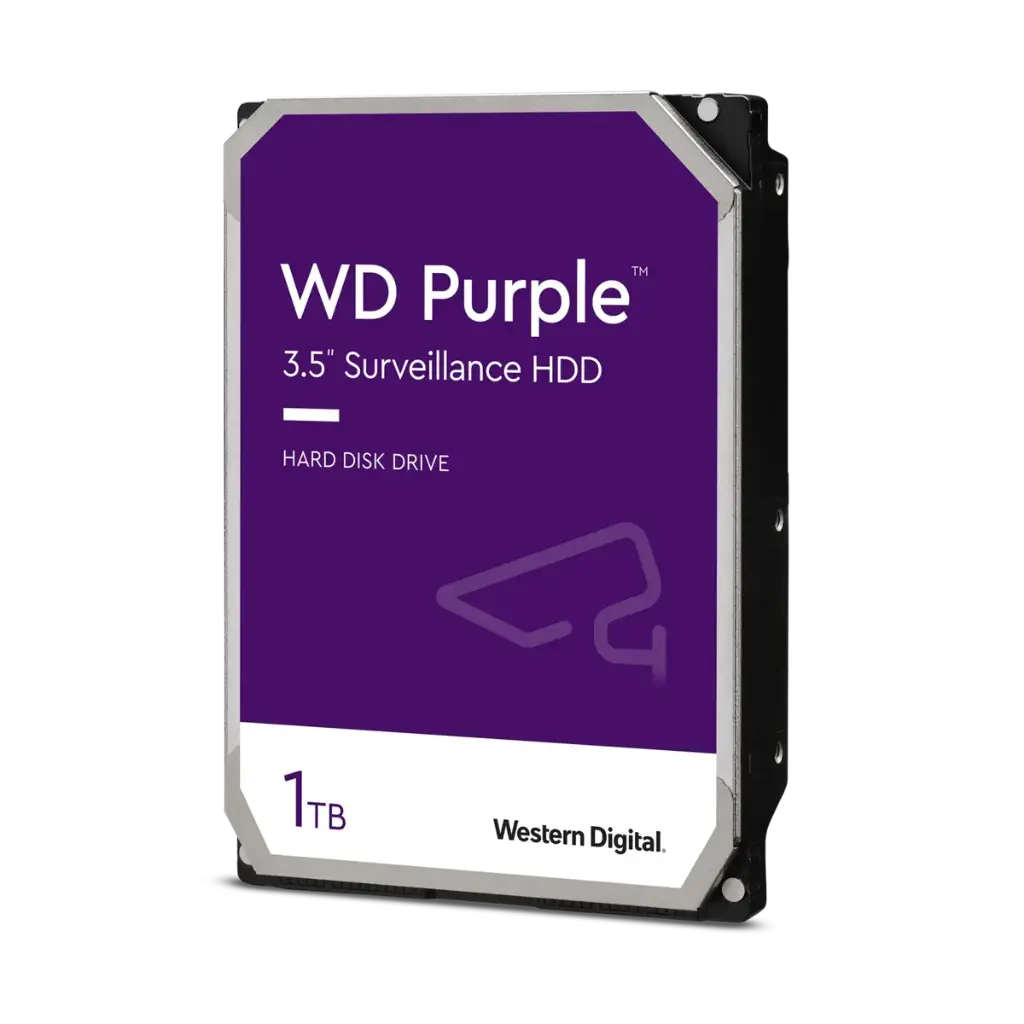 [YD00012] Disco duro Western Digital WD Purple, 1TB, SATA 6.0 Gb/s, 5400 RPM, 64MB Cache, 3.5".