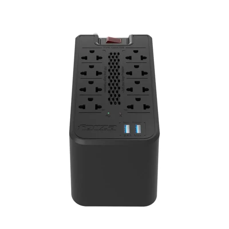[798302109384] Forza FVR-1222USB Volt Reg 1200VA/600W 240V 8UNEMA 2USB